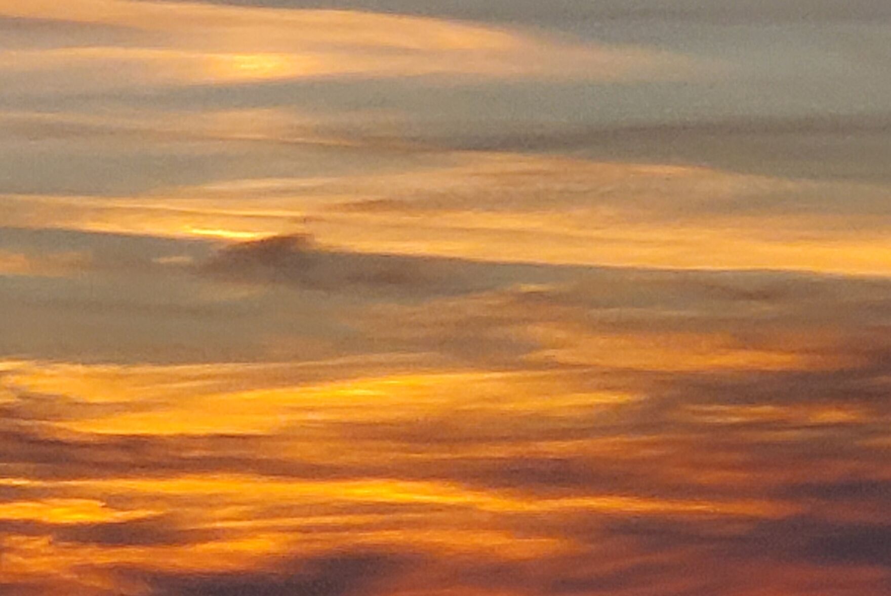 Blazing sky